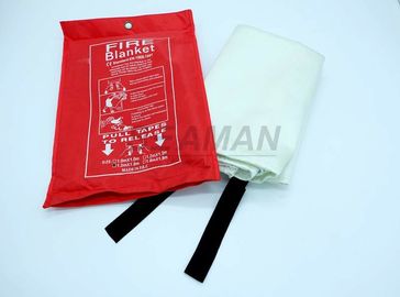 Coperta marina del fuoco di vetro di fibra dell'attrezzatura anti-incendio della borsa rossa del PVC EN1869